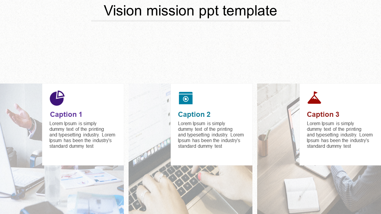 Download lovely Vision Mission PPT Template Slides